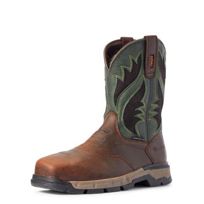 Ariat Work: Rebar Flex Western VentTEK Composite Toe Zapatos de Seguridad Hombre - Marrones (EBVUD23